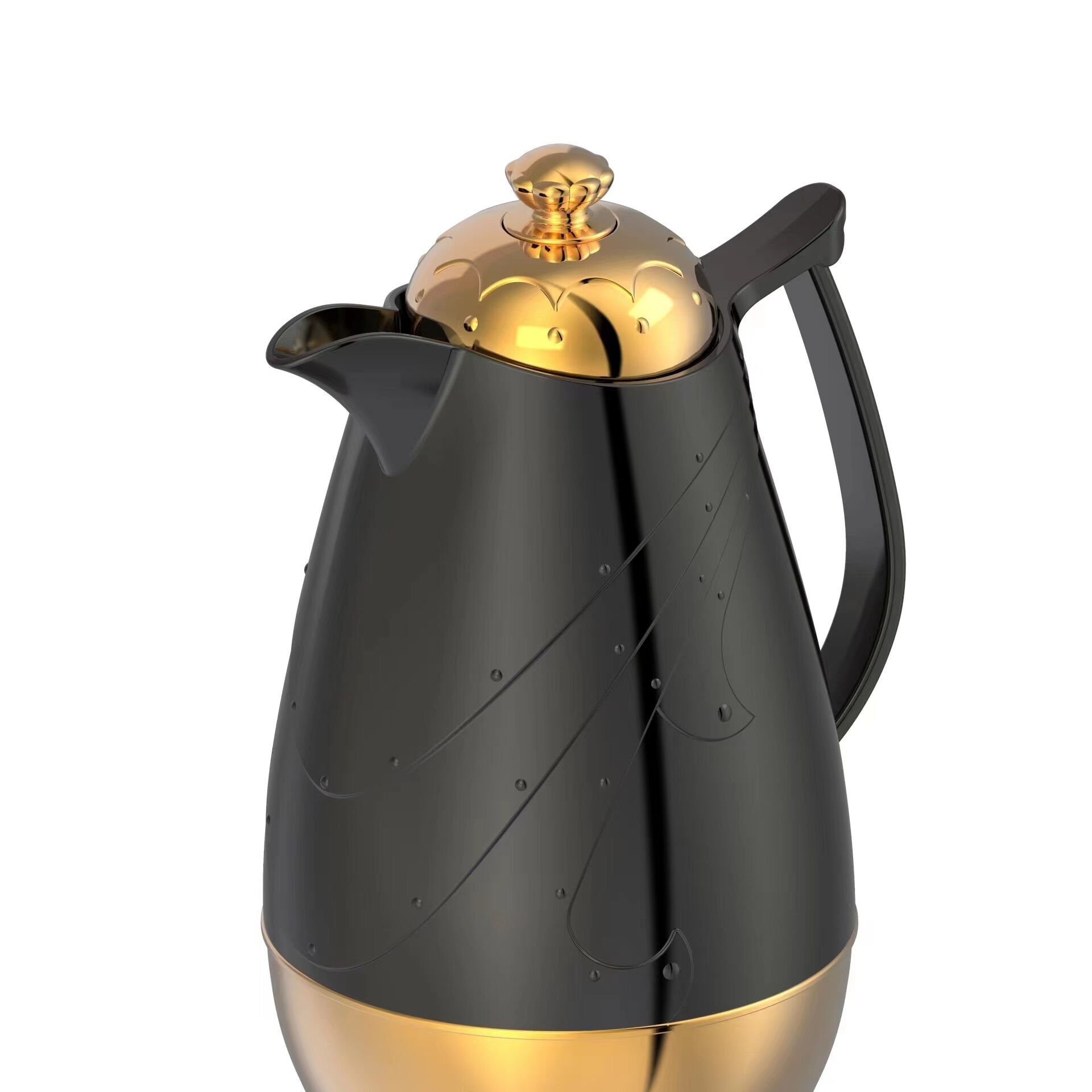 Hot selling volume 1000ml vacuum arabic tea coffee pot with glass liner thermos coffee carafe