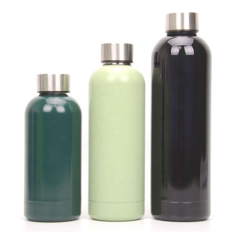 Fashion Leakproof Double Walled Stainless Steel Reusable 500ml Water Bottle