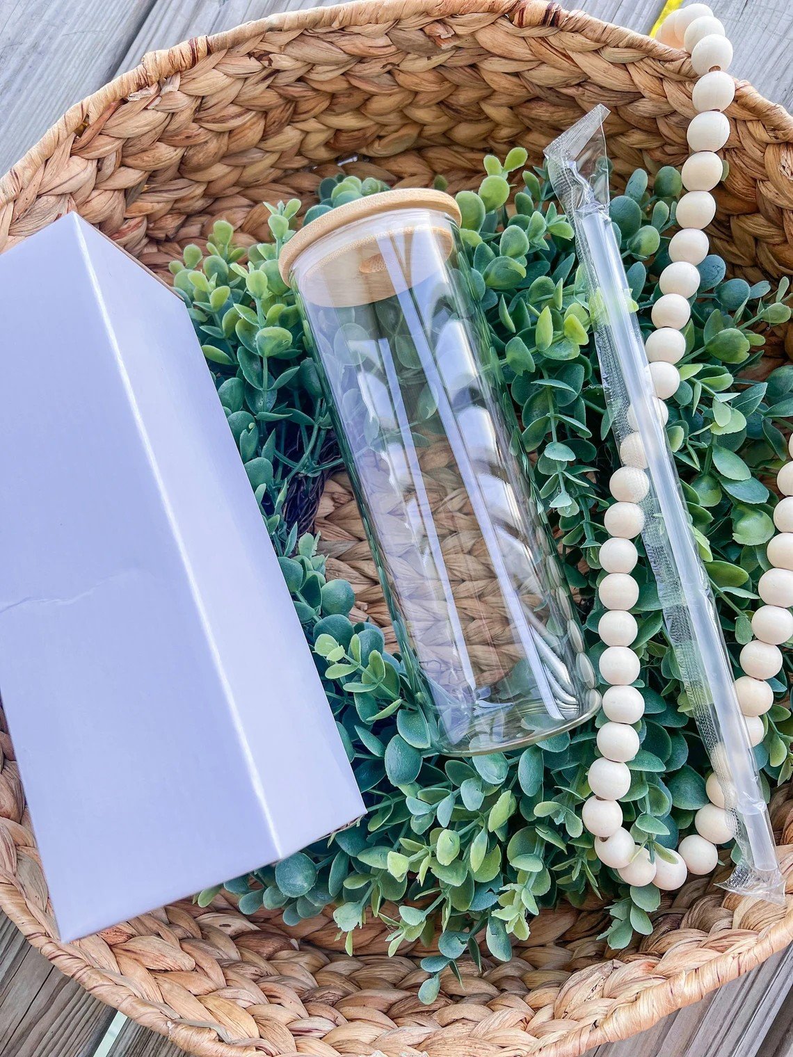 Personalized Frosted Glass Tumbler Skinny 17oz With Bamboo Lid And Straw Mason Jars With Lid 25oz Sublimation Water Bottle