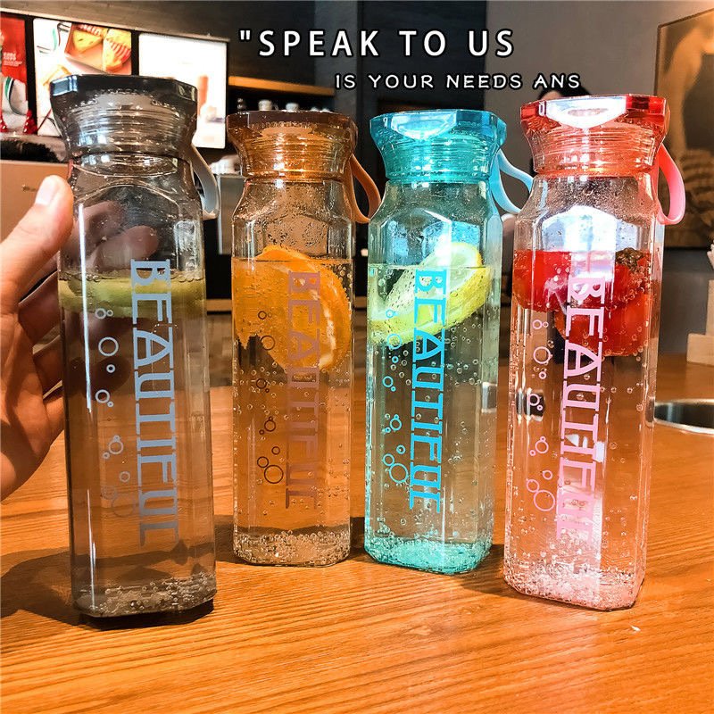 401-500ml Professional Wholesale Customized Sports Gym Plastic Motivational Water Bottle With Time Marker