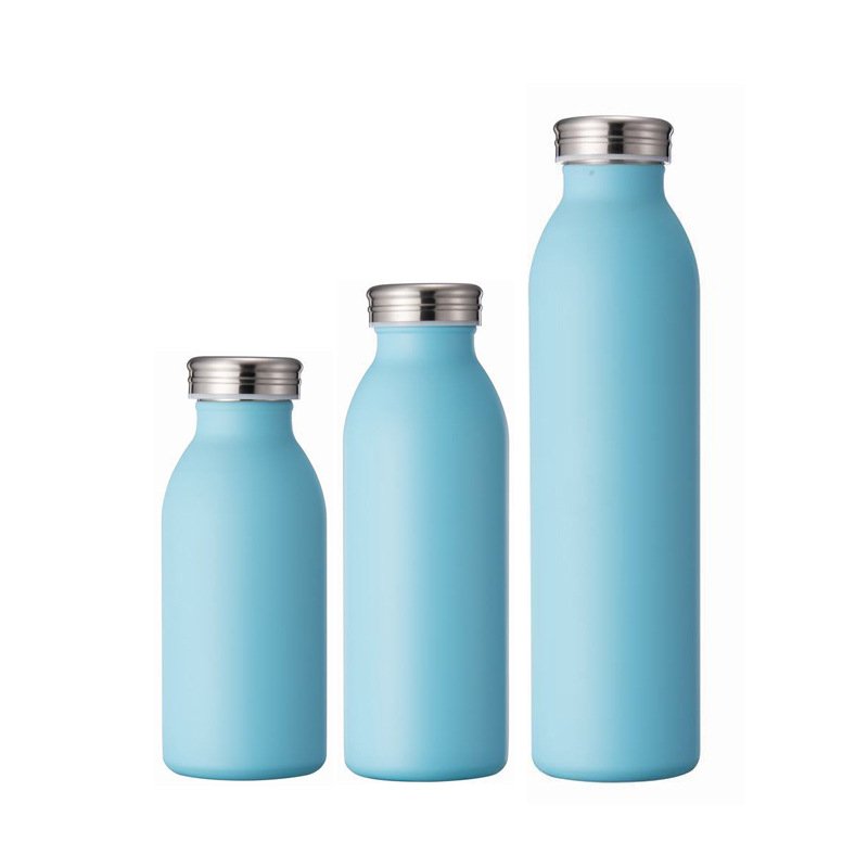 Reusable Double-Wall Vacuum High Leather 304 Stainless Steel Fashion Leak-Proof Vacuum Flask