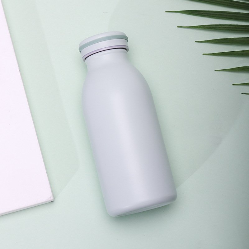 Reusable Double-Wall Vacuum High Leather 304 Stainless Steel Fashion Leak-Proof Vacuum Flask