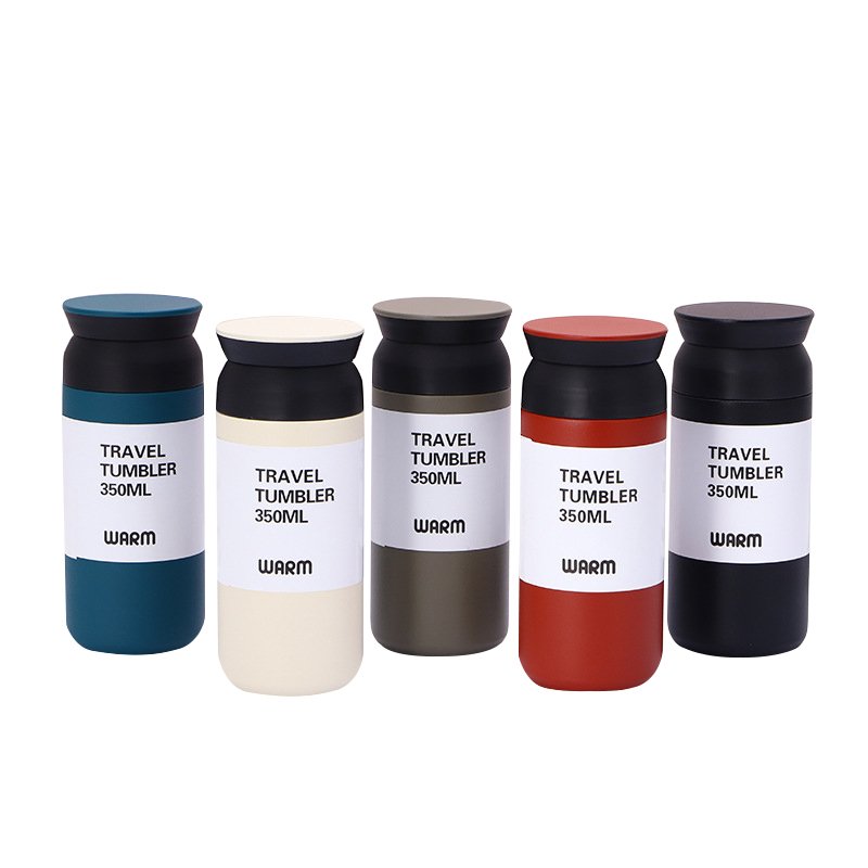 High Quality 350ml 500ml Portable Stainless Steel Vacuum Flask Mug, Custom Food Grade Travel Thermal Insulated Tumbler with Lid