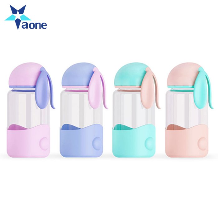 Rabbit Shaped Cartoon School Water Bottles For Kids Children Student Cute Kettle Sport Drink Bottles bouteille gourde shaker