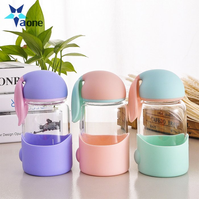 Rabbit Shaped Cartoon School Water Bottles For Kids Children Student Cute Kettle Sport Drink Bottles bouteille gourde shaker