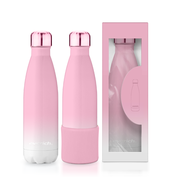 Eco friendly vacuum sport double wall copper stainless steel cola shape drink insulated water bottles with custom logo