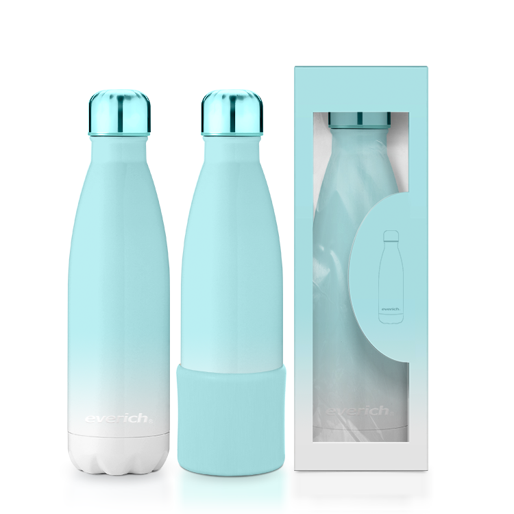 Eco friendly vacuum sport double wall copper stainless steel cola shape drink insulated water bottles with custom logo