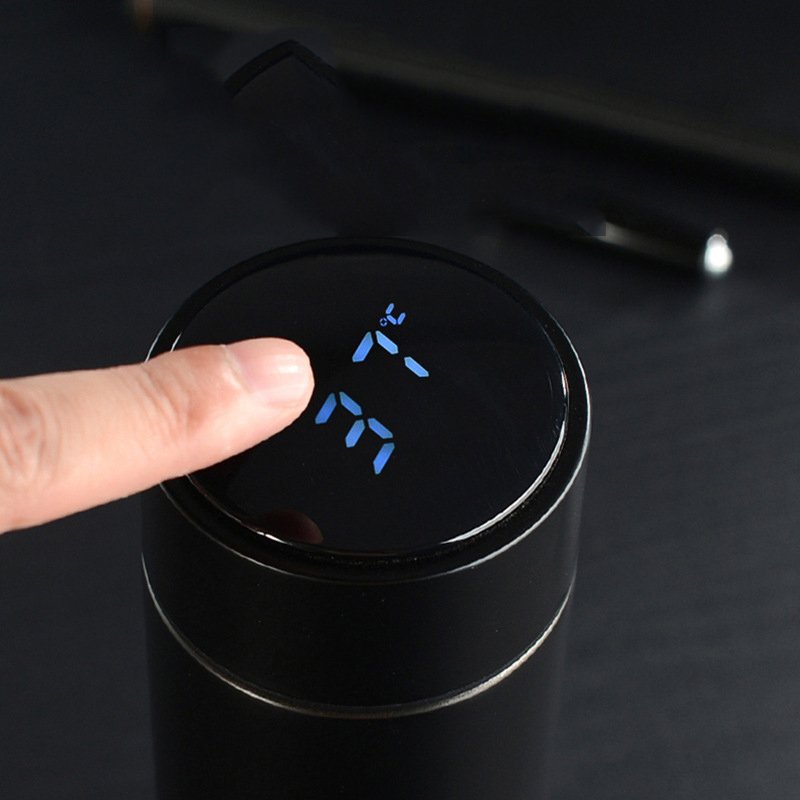 500ML Waterbotttle Stainless Steel Tea Thermos Temperature Display Thermal Vacuum Flask