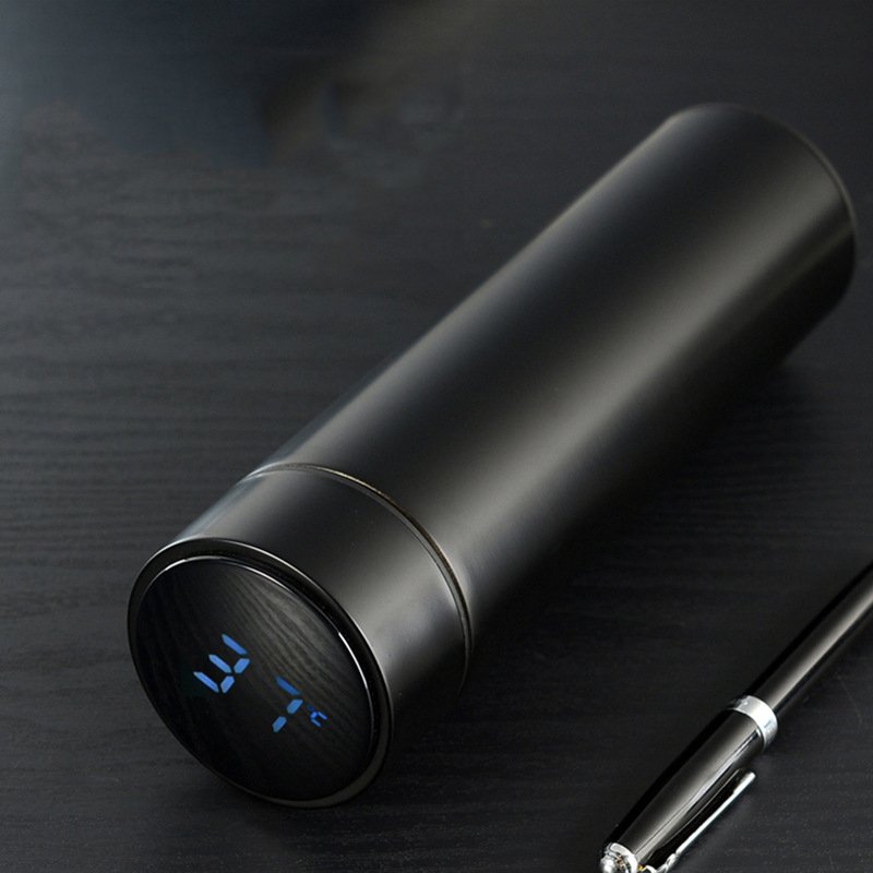 500ML Waterbotttle Stainless Steel Tea Thermos Temperature Display Thermal Vacuum Flask