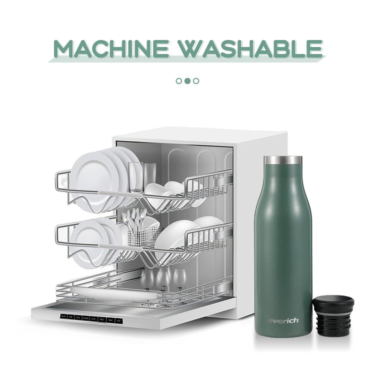 Double Wall Eco Friendly Sports Insulated Stainless Steel Water Bottle With PP Lid Vacuum Flask