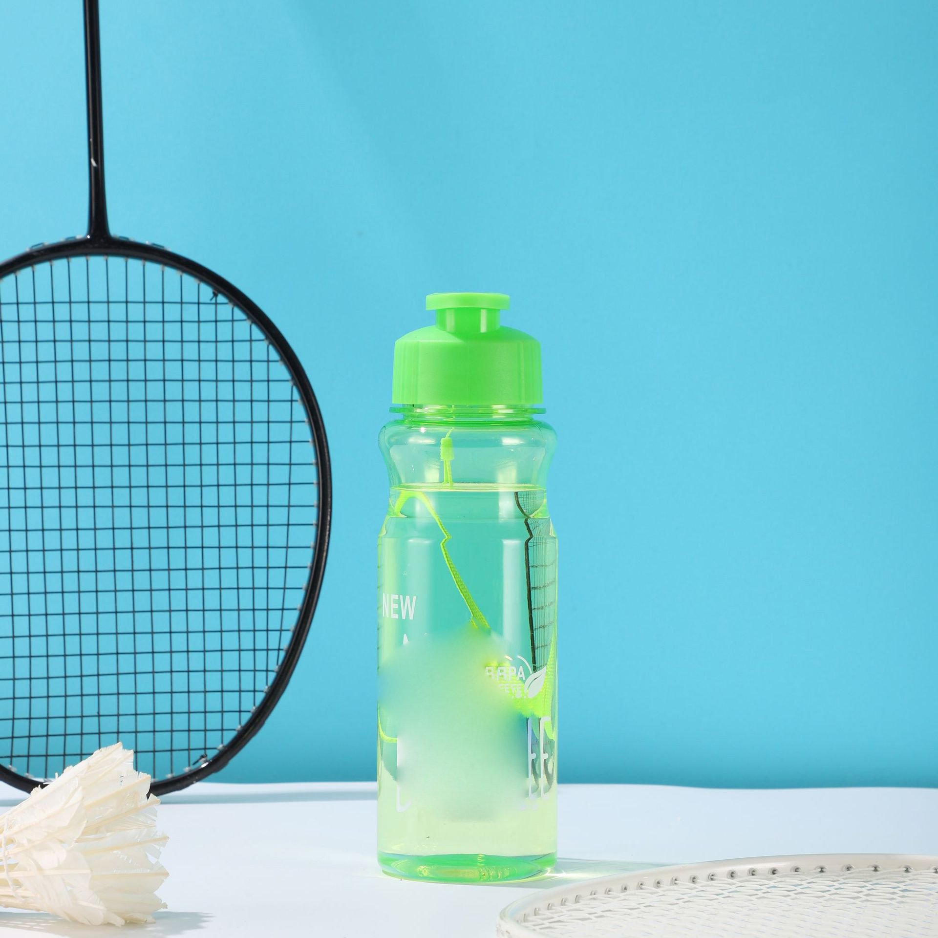 Free Gift Large Capacity Cup Plastic Fruit Juice Drinks Portable Straight Cup Water Bottle