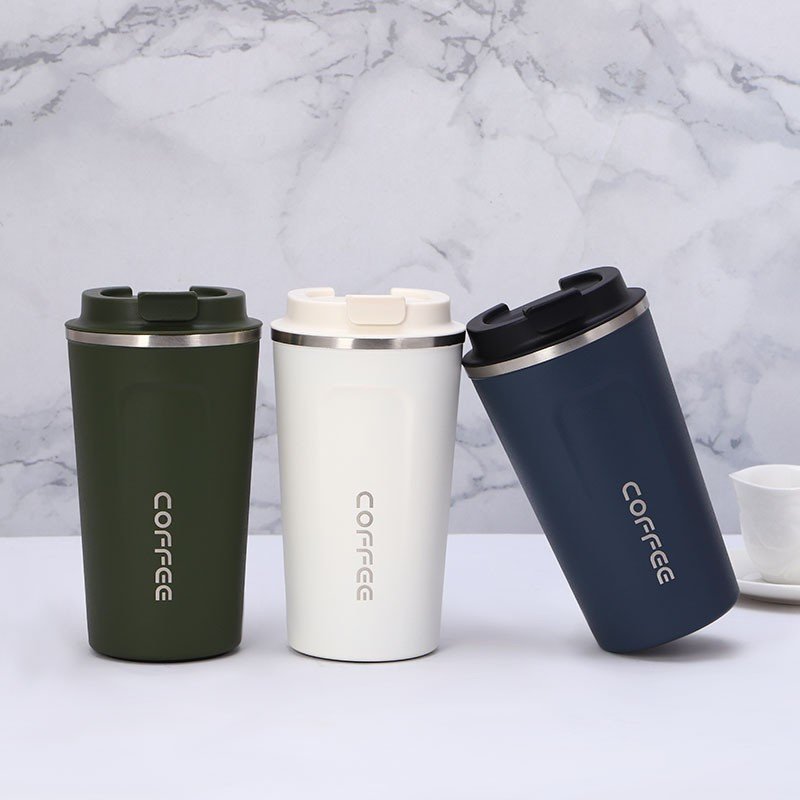 Thermo Coffee Mug 510ml Double Wall Stainless Steel Cup with Lid Camping Adults Sport Water Bottles Insulated Thermal Coffee Cup