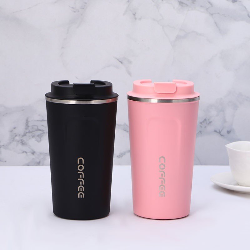 Thermo Coffee Mug 510ml Double Wall Stainless Steel Cup with Lid Camping Adults Sport Water Bottles Insulated Thermal Coffee Cup