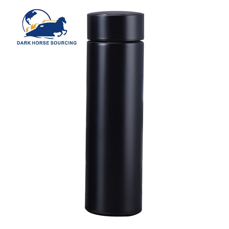 New Product Custom Logo 500ml 304 stainless steel insulated LED Display Temperature Intelligent Thermos Cup