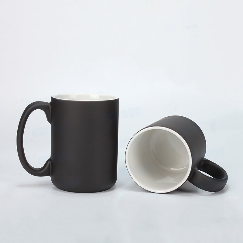 Courage 15oz blank sublimation color changing mugs magic mug