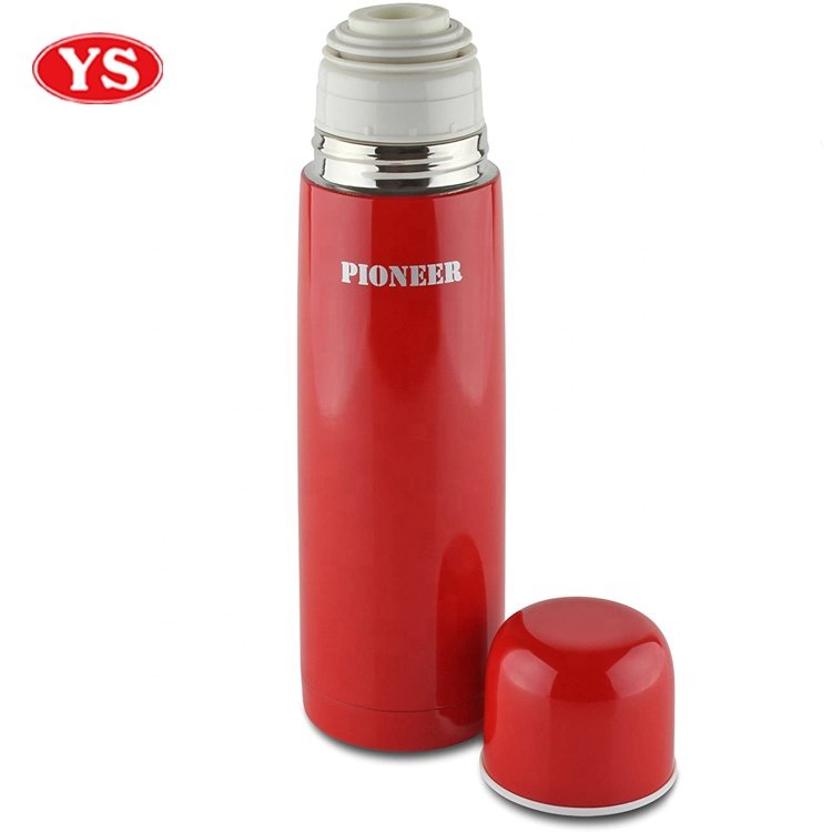 Classic Double Walled Stainless Steel Silver Thermos Vacuum Flask 500ml