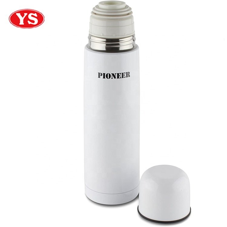 Classic Double Walled Stainless Steel Silver Thermos Vacuum Flask 500ml
