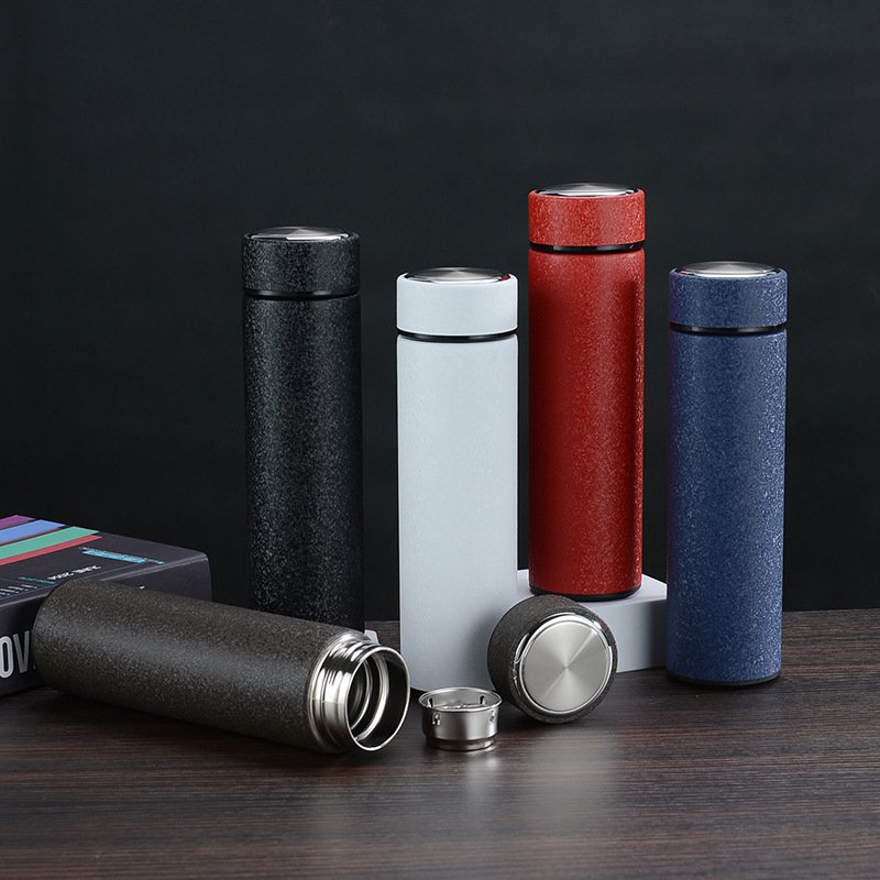 STARLII Latest Corporate Business Crystal Finished High End 500ml Stainless Steel Vacuum Flask Water Bottle