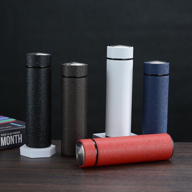STARLII Latest Corporate Business Crystal Finished High End 500ml Stainless Steel Vacuum Flask Water Bottle