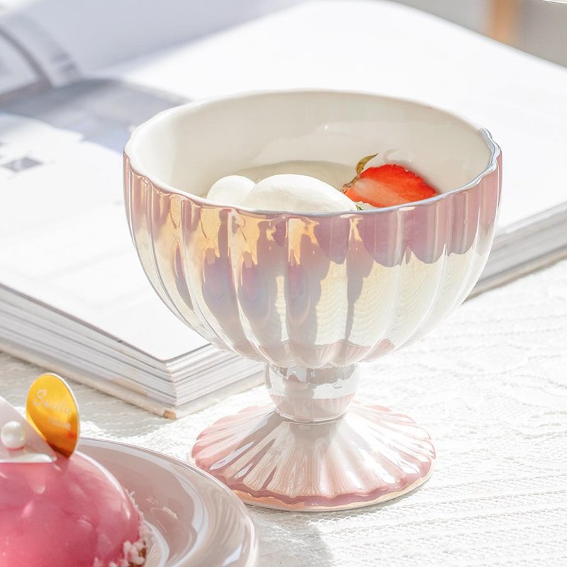 The New Top Sellers 2024 For Alibaba Modern Spray Color Ice Cream Mug Coffee Ceramic Cup Of Milk Tea