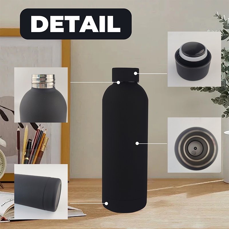 custom logo bpa free 500ml 750ml 1000ml luxury hot and cold stainless steel water bottle gym sport insulated drink water bottles