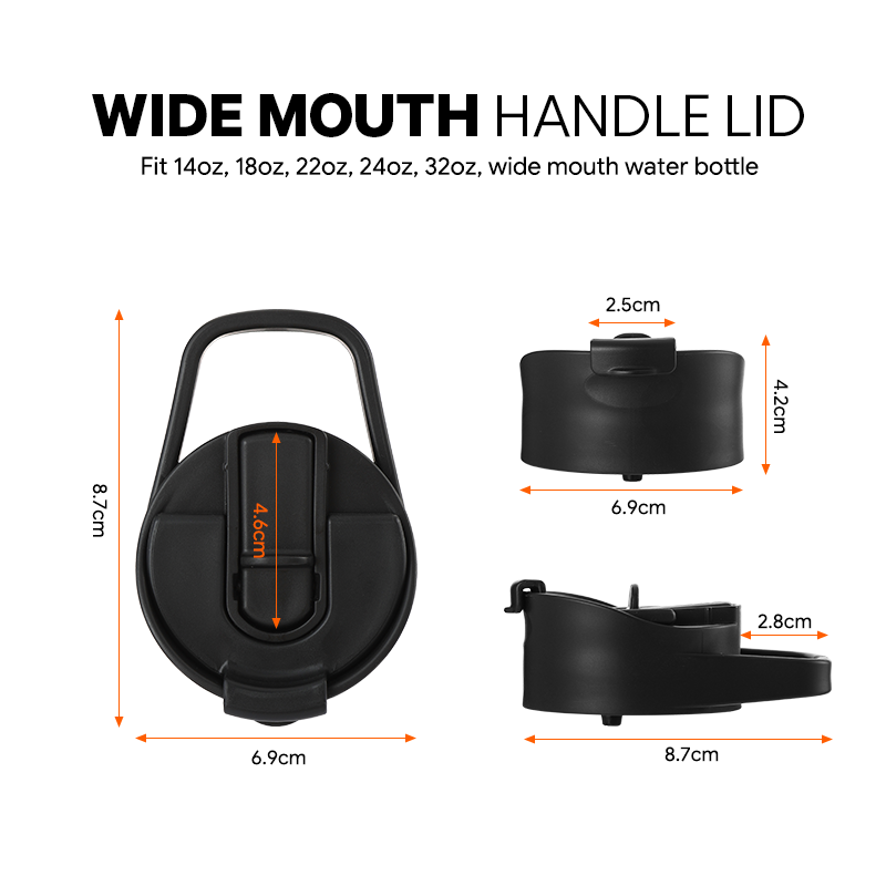 New Design 3 in 1 Lid Double Wall Thermos Vacuum Flask Insulated Stainless Steel Water Bottles for Sports