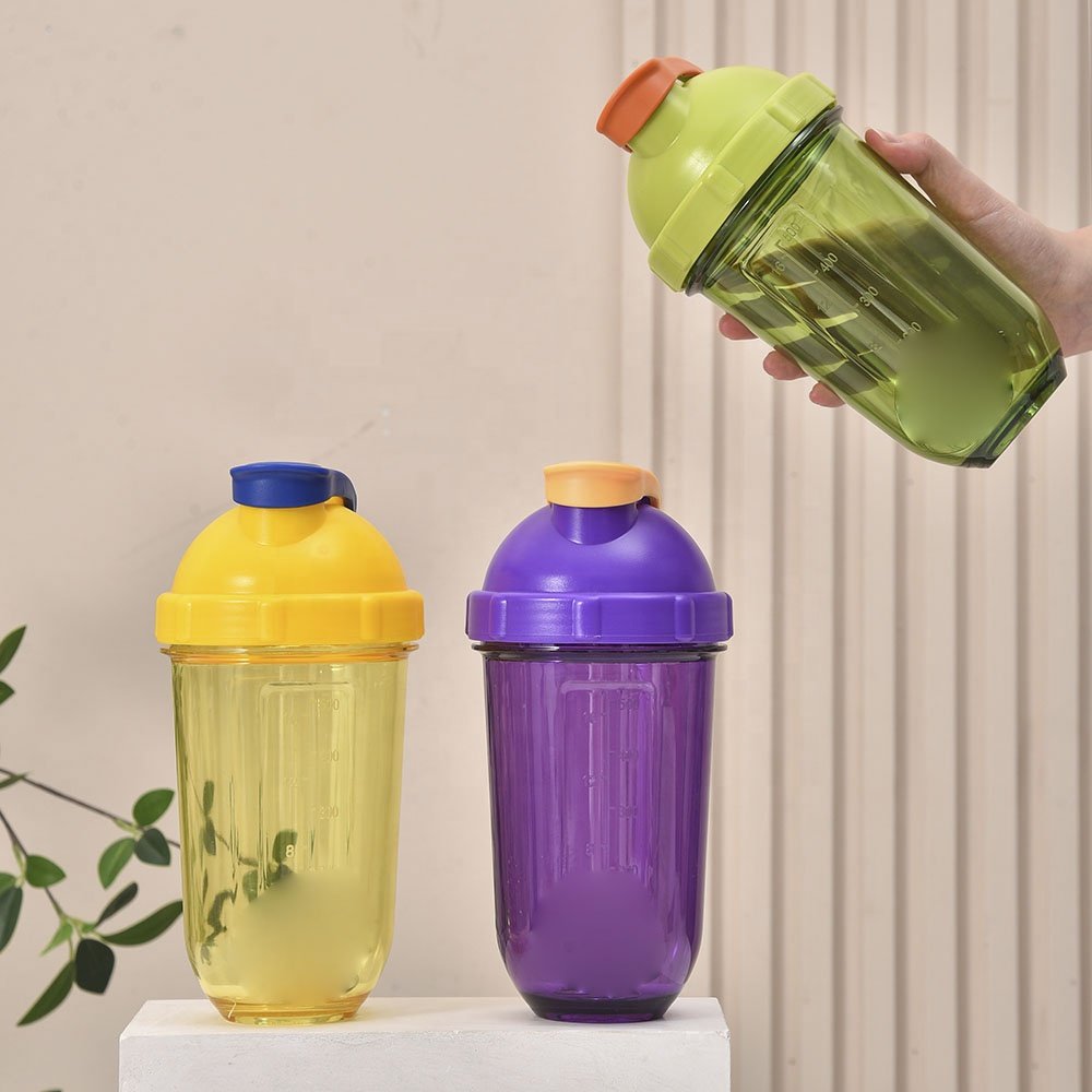 Top Selling Products BPA free Custom Logo Reusable Plastic Sport Shaker Water Bottle with Lid