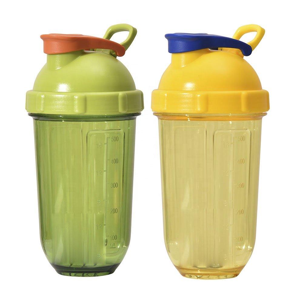 Top Selling Products BPA free Custom Logo Reusable Plastic Sport Shaker Water Bottle with Lid