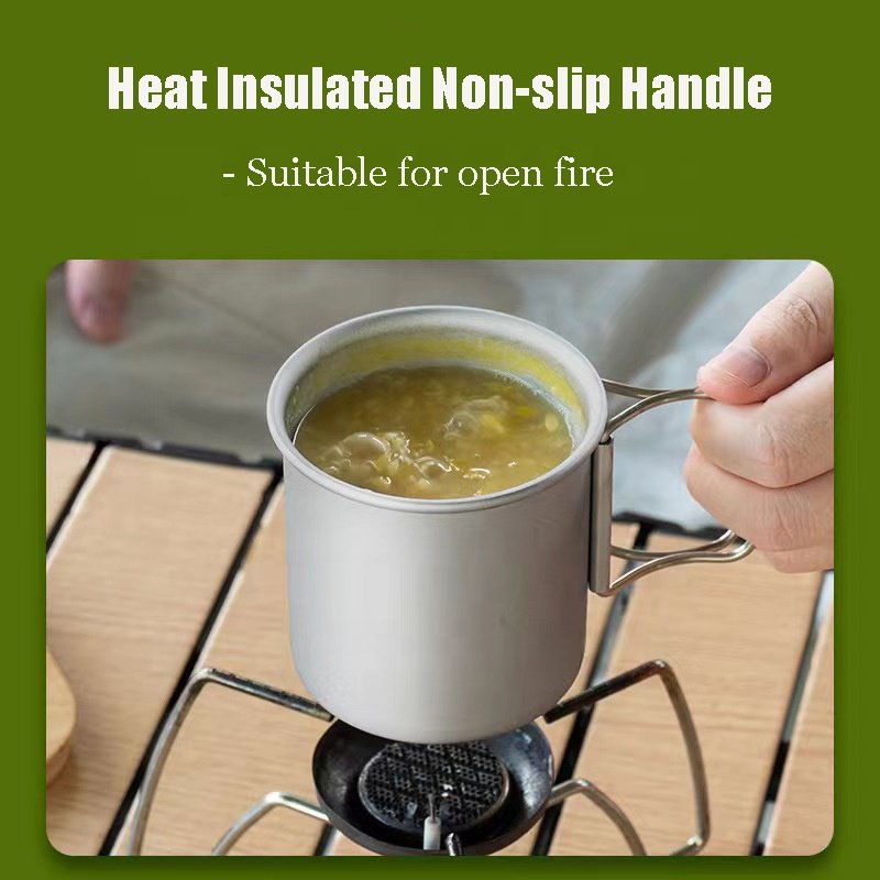 Travel mug cup Aluminium aluminium isolating handle outdoor camping travel cups,camping mug