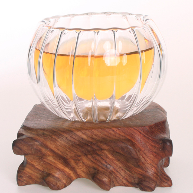 Double Wall drink beer custom logo as gift heat insulation transparent Clear Glass Espresso Tea Cups
