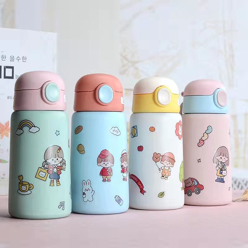 High Quality Insulated Stainless Steel Tumbler Kids Tumbler Insulated Double Wall Water Bottle With Straw