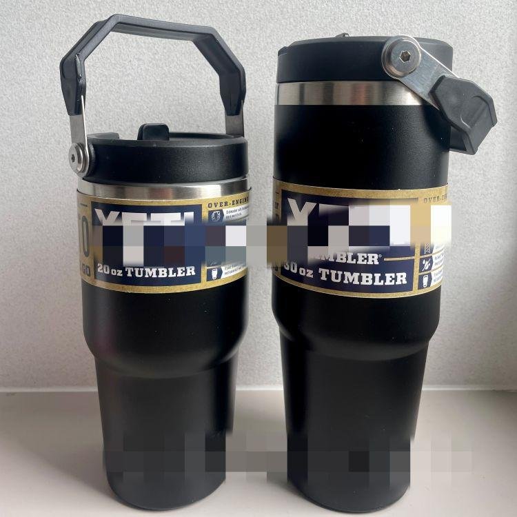 20oz Yety Wholesale Stainless Steel Vacuum Thermos Portable Water Bottle Straw Leakproof Lid Large Hot Cold Stocked Business