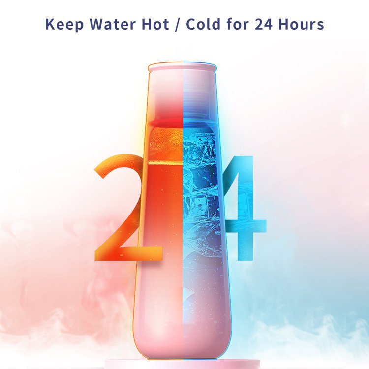 Custom Personalised Water Bottle Manufacturing Portable APP Temperature Display Smart Water Bottle