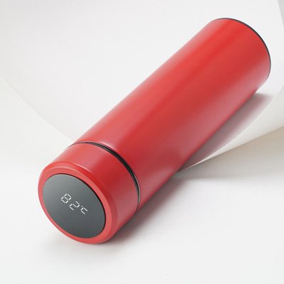 Smart Double Walled 304 Stainless Steel Thermos To Drink Vacuum Flasks Reminder Smart Water Bottle With Led Temperature Display