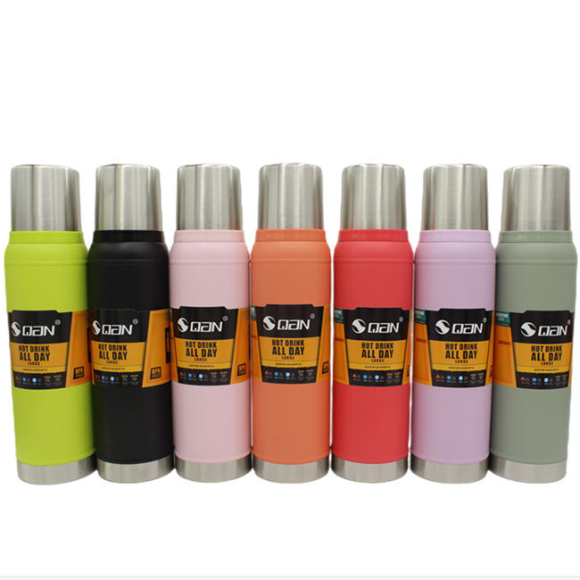 New Style Double Wall stainless steel vacuum flasks termos Keep Dinks hot 24 hours