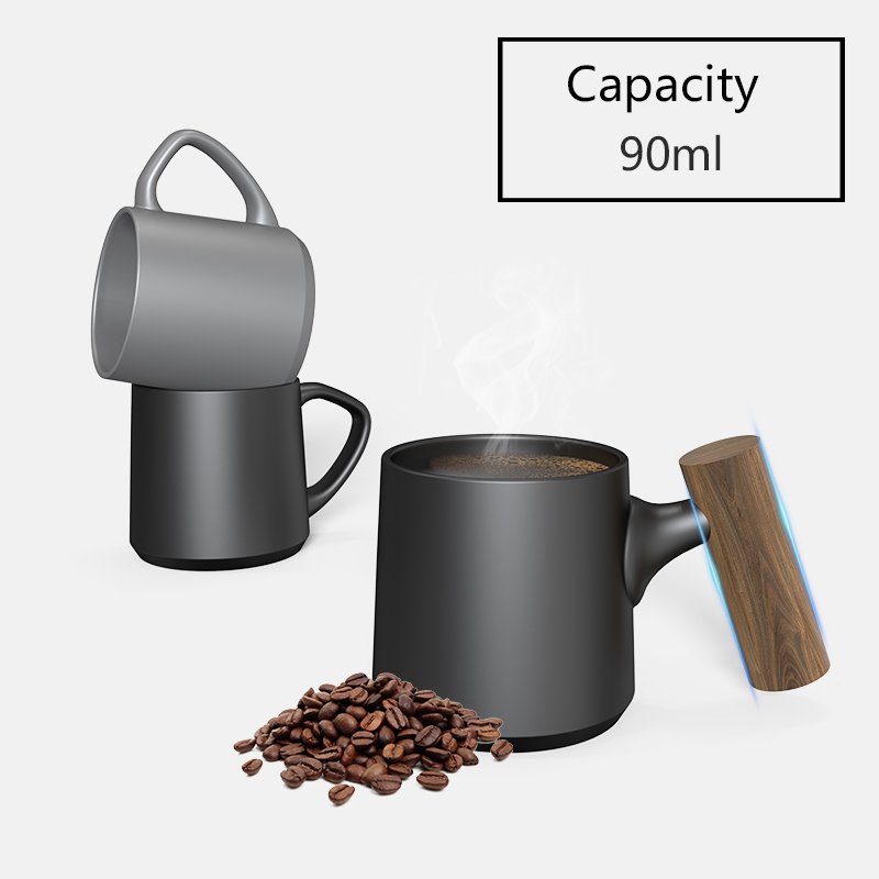 DHPO 90 & 230ml custom thick espresso cups porcelain mug ceramic coffee latte cappuccino cup for cafe