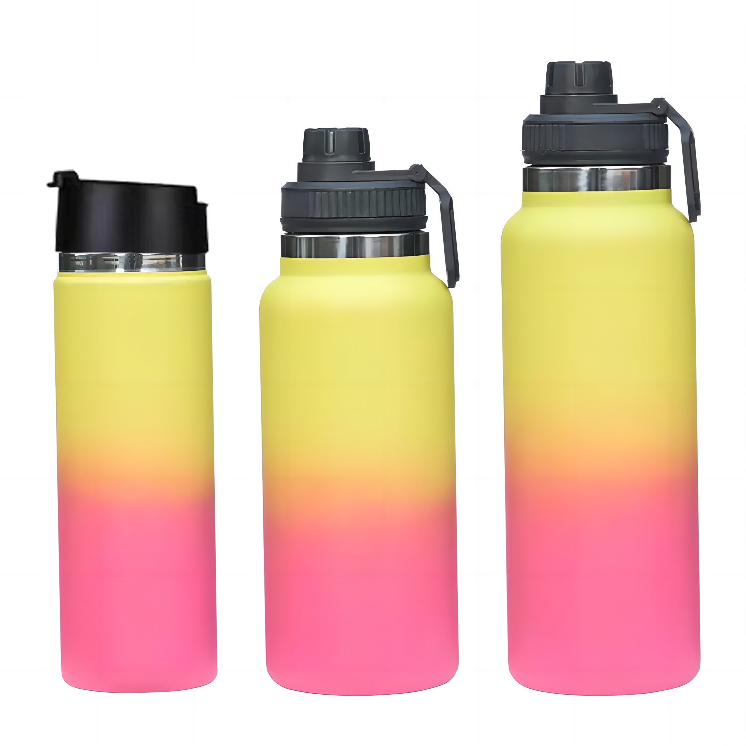 Customized Vaccum Insulated Thermo Wide Mouth Sports Water Bottle Flask Double Wall Stainless Steel Water Bottles