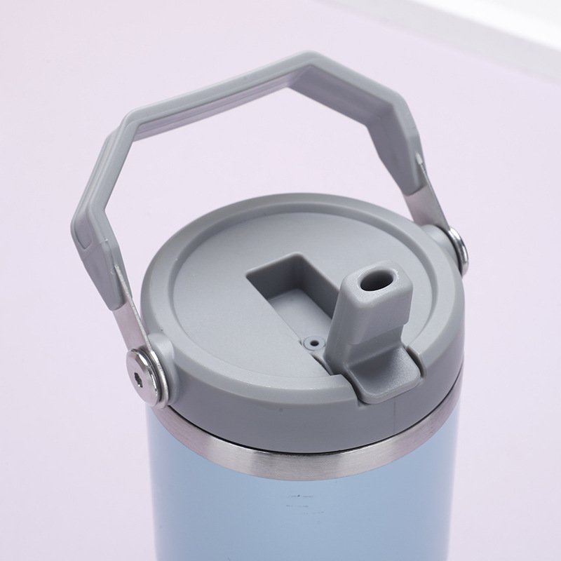 Custom logo 20oz 30oz double wall stainless steel Tumbler With Handle And Straw Vacuum Magnetic Insulated Travel Mug