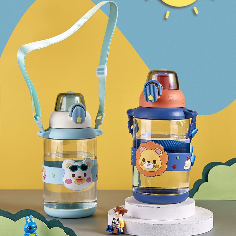BPA FREE custom LOGO transparent clear cheap price leakproof new design child plastic water bottle water drinking c