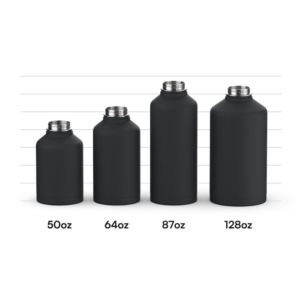 New Stylish Insulated Water Bottle 304 Food Grade Stainless Steel Sports Flask With Many LidS Options