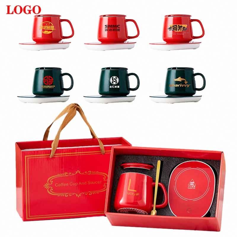 TG0319 Custom logo christmas gifts ceramic mug manufacturer gift box set christmas cup Corporate gift