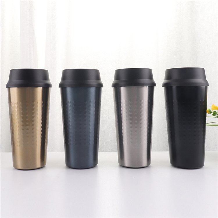 380ml Stainless Steel Insulated Double Wall Vacuum Flasks Tumbler Cups