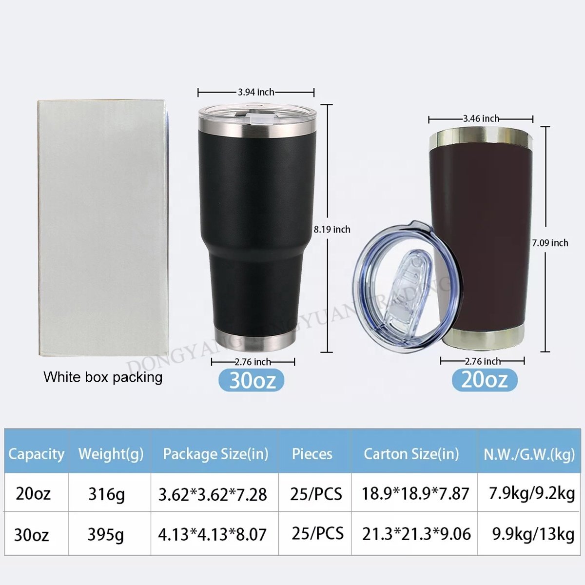 TY Custom logo 30oz stainless steel tumbler Double wall vacuum insulated Travel Mug with Slider Lid and straw