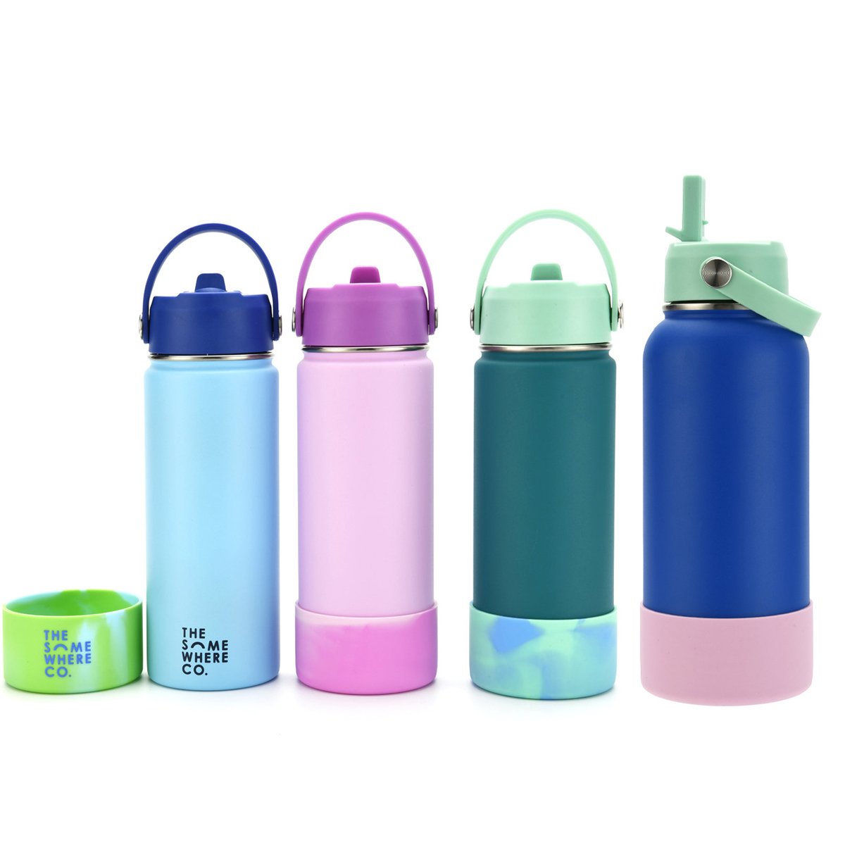 12oz 18oz 32oz 40oz Custom Logo Drink Sports Double Wall Stainless Steel Insulated Vacuum Flask water bottle With Straw Lid