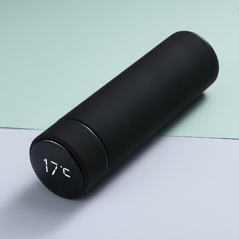 Portable Intelligent Vacuum Flasks 500ml 17oz Stainless Steel Smart Thermos Led Water Bottles Coffee Tumbler Cups Display Lid