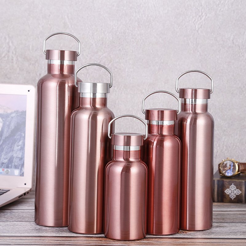 Hot Sale 1 Litre Double Wall Stainless Steel Travel Type Thermos Twin 1000ml Vacuum Water Flask 1000ml Bottle