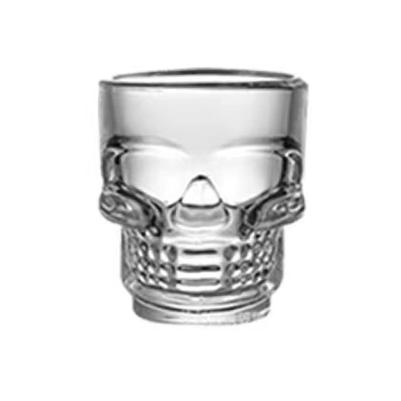 40ml Unique shape Custom logo Creative Lead-free heavy glass boots mini beer mugs for bar club party