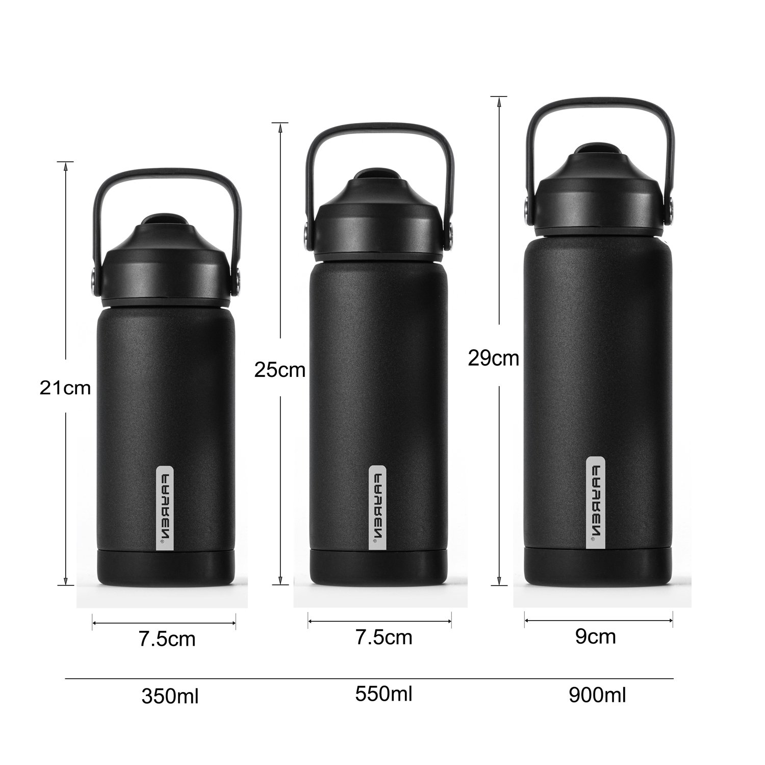 New Design Colourful 12oz 18oz 32oz Stainless Steel Vacuum Flask Sport Drinking Insulated Water Bottle with straw easy carry