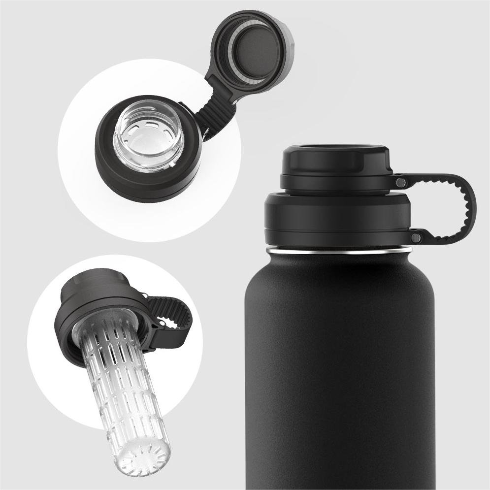 High Quality Stainless Steel Thermos Sports Water Bottle 2023 Double Wall Powder Coated Stainless Steel Vacuum Flask