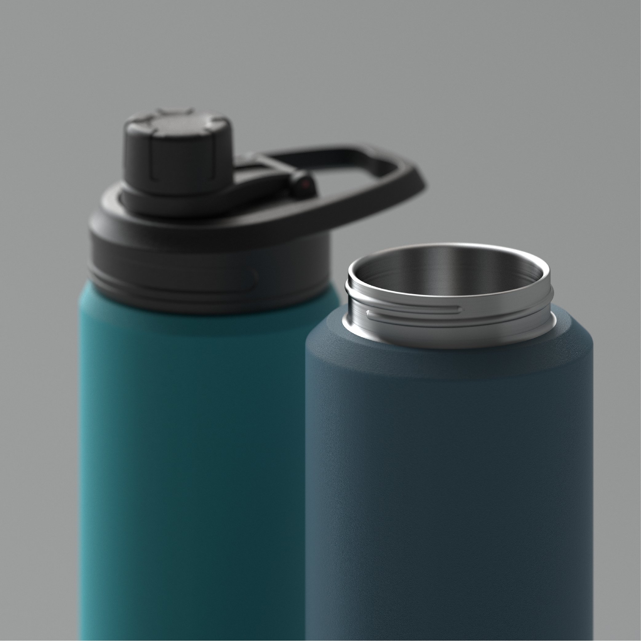 High Quality Stainless Steel Thermos Sports Water Bottle 2023 Double Wall Powder Coated Stainless Steel Vacuum Flask